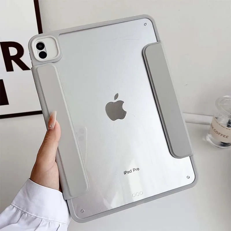 For 2025 iPad 11th A16 Case Removable Magnetic Air11 13 Pro11 Pro12.9 Pro13 M2 M4 10th 9th 10.2'' 10.9'' Air4 5 Air3 Pro10.5 9.7