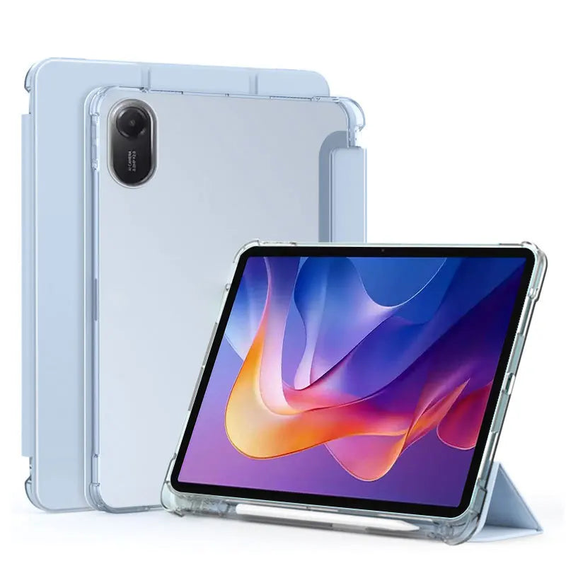 For Xiaomi Redmi Pad 2 Case 11 inch 2025 TPU Soft Funda For Xiaomi Redmi Pad SE 11'' 2023 with Pencil Holder Auto Sleep/Wake up