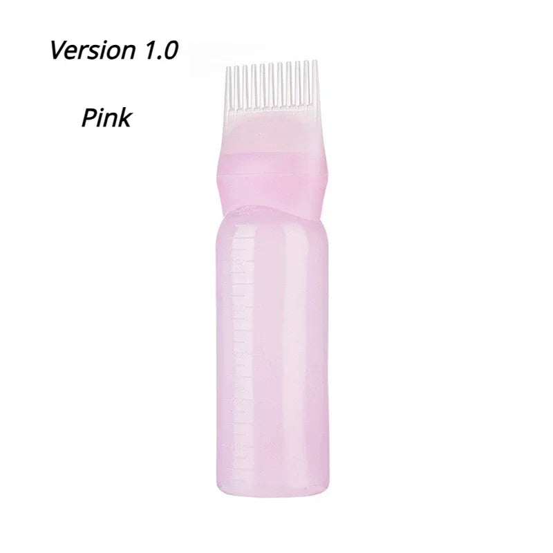 2pcs/Set Silicone Hair Comb with Root Comb Applicator Bottle Set Hair Oil Applicator Shampoo Brush Tint Salon Hair Styling Tools - KiwisLove