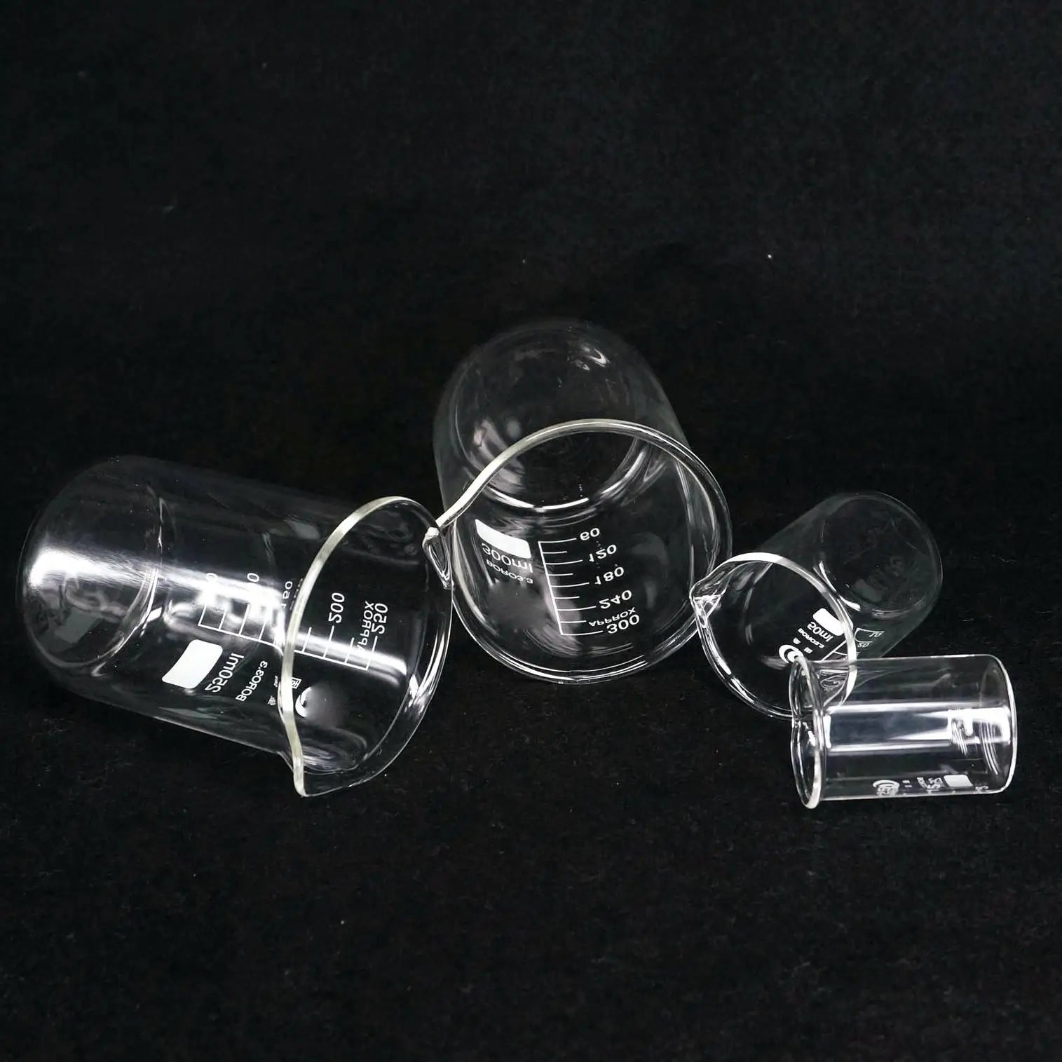 300/400/500/600/800/1000ml  Borosilicate Glass Low Form Beaker Chemistry Lab - KiwisLove