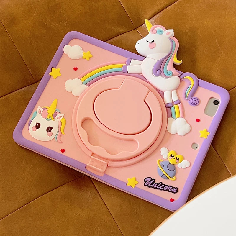 Cartoon Horse Case For iPad A16 2025 2024 Air11 M3 M2 Mini1 2 3 4 5 6 7 Pro11 M4 M2 9.7 10.2 10.9 iPad 6 7 8 9 10th iPad Air 4 5