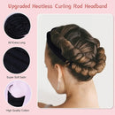 Heatless wave Rod Head band No Heat Silk Curls Ribbon Hair Rollers Sleeping Soft Headband Lazy Hair Curlers Hair Styling Tools - KiwisLove