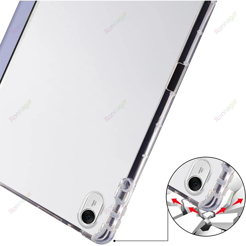 With Pencil Holder Case for Huawei MatePad 11.5 S 2024 Smart Book Cover for MatePad 11.5 S 11.5S TGR-W09 W10 Tablet Stand Cover