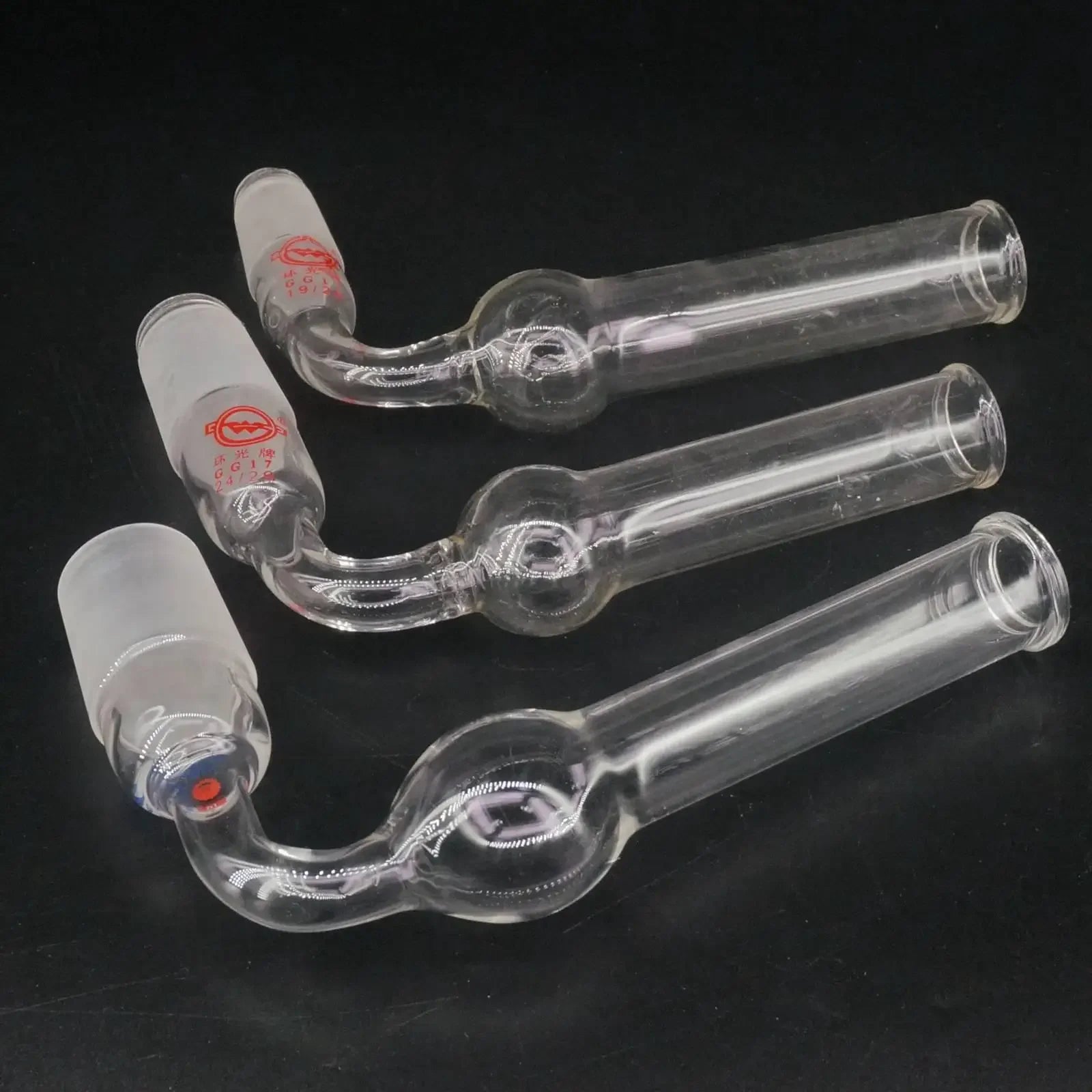 Laboratory Chemistry Supplies 10/19 14/23 19/26 24/29 29/32 Joint Bend Drying Tube Glass Adapter - KiwisLove