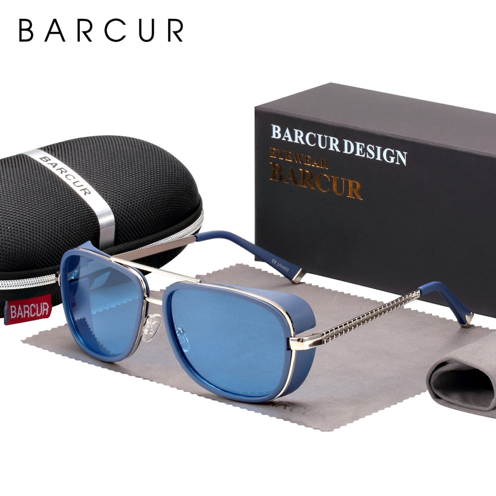 Tortoise Sunglasses IRON MAN 3 Matsuda TONY Steampunk Sun Glasses Mirrored Brown Eyewear Red - KiwisLove