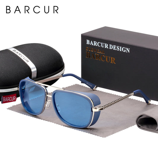 Tortoise Sunglasses IRON MAN 3 Matsuda TONY Steampunk Sun Glasses Mirrored Brown Eyewear Red - KiwisLove