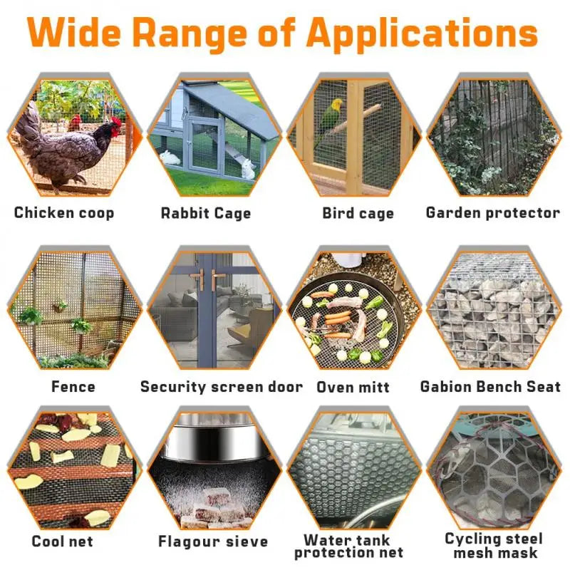 1pcs 4-500Mesh Stainless steel Mesh filter mesh metal front repair fixed mesh filter woven wire sieve plate screen filter