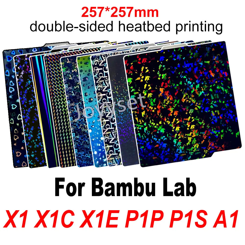 X1C P1P P1S A1 X1 Build Plate for Bambu Lab Plate Smooth PEI Sheet PEO PET for Bambulabs x1 p1p 3D Printer Heatbed Build Plate - KiwisLove