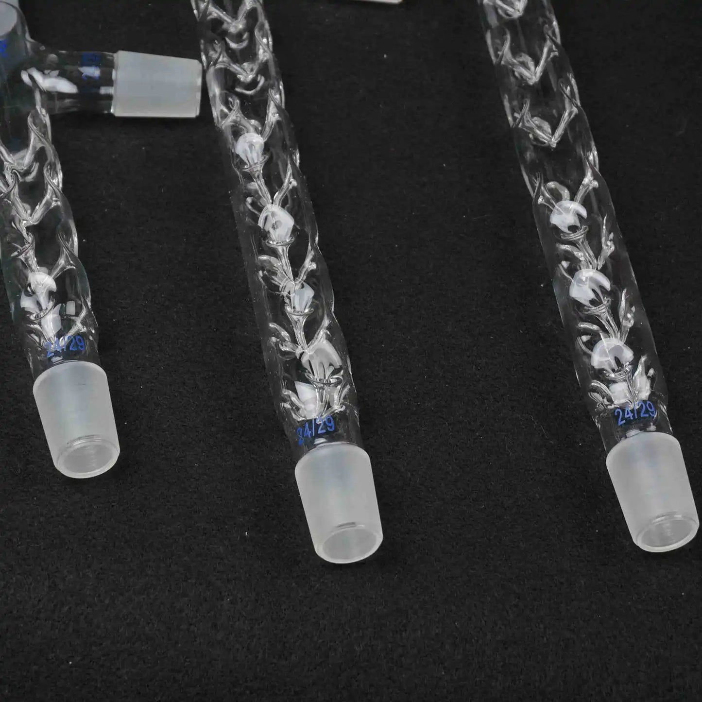 19/26 24/29 Joint 100/200/250/300mm Glass Vigreux Distilling Tube With Side Joint - KiwisLove