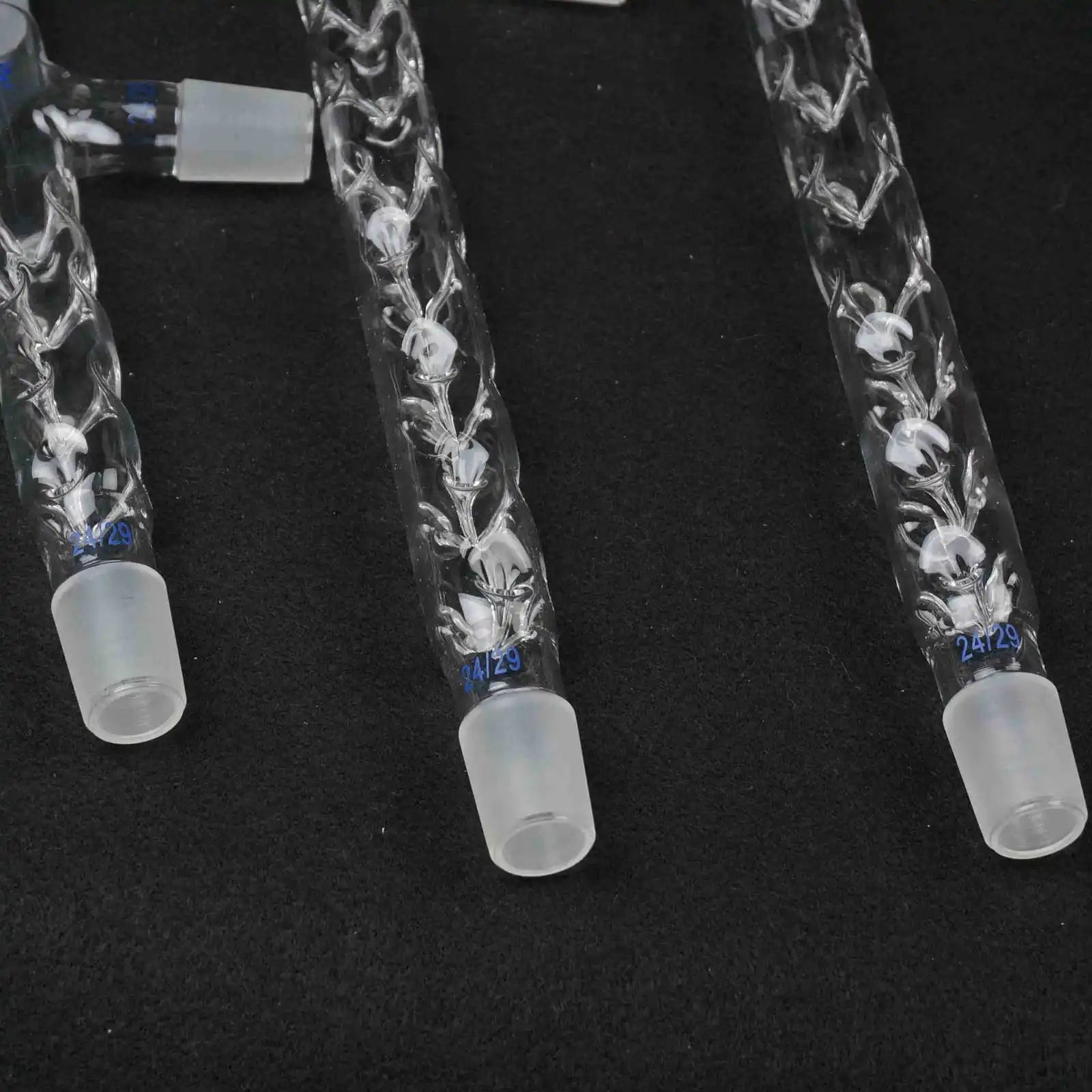 19/26 24/29 Joint 100/200/250/300mm Glass Vigreux Distilling Tube With Side Joint - KiwisLove