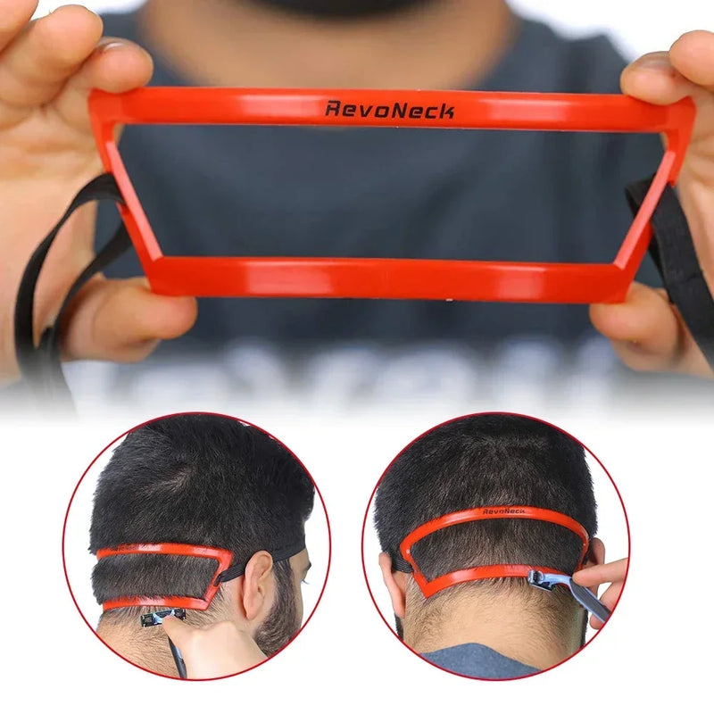 Hair Trimming Ruler Neckline Guide Shaping Styling Beard Template Comb Neck Back Styler Men Neck Shaping Ruler Tools for Barber - KiwisLove