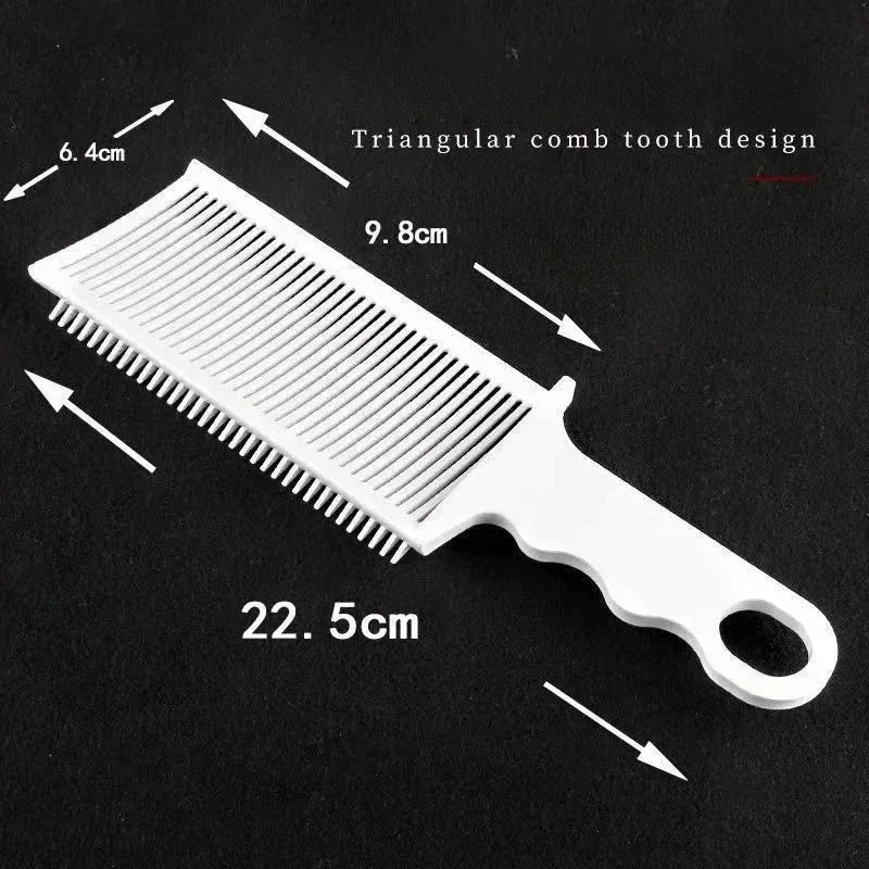 1pcs Hair Combs Blending Fades Comb Men Styling Arc Flat Comb Supplies Utility  Positioning Get A Haircut Styling Tools - KiwisLove