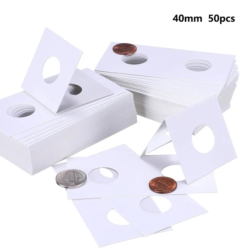 10-50pcs 21/23/24/25-45mm COINNING Capsules Storage Box Clear Plastic Commemorative COINNING Storage Box Coinn Storage Box