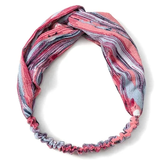 Fashion Women Girls Summer Bohemian Hair Bands Print Headbands Vintage Cross Turban Bandage Bandanas HairBands Hair Accessories