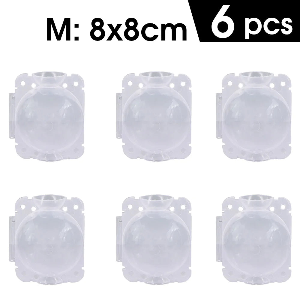 6pcs Strong Plastic Tree Root Grow Box Grafting Tool Rooting Ball Reusable High Pressure Air Layering Tree Rooter Propagator