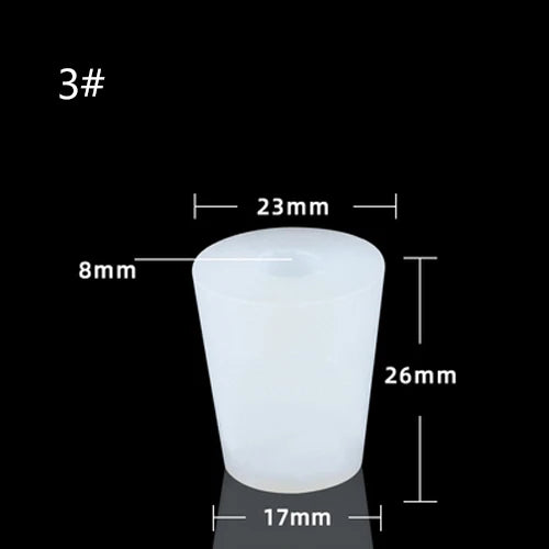 1Pcs Silicone Fermenter Cover Plug Stopper 8mm Hole Airlock Valve Brew Wine Rubber Fermenting Lids Fermenting Supplies
