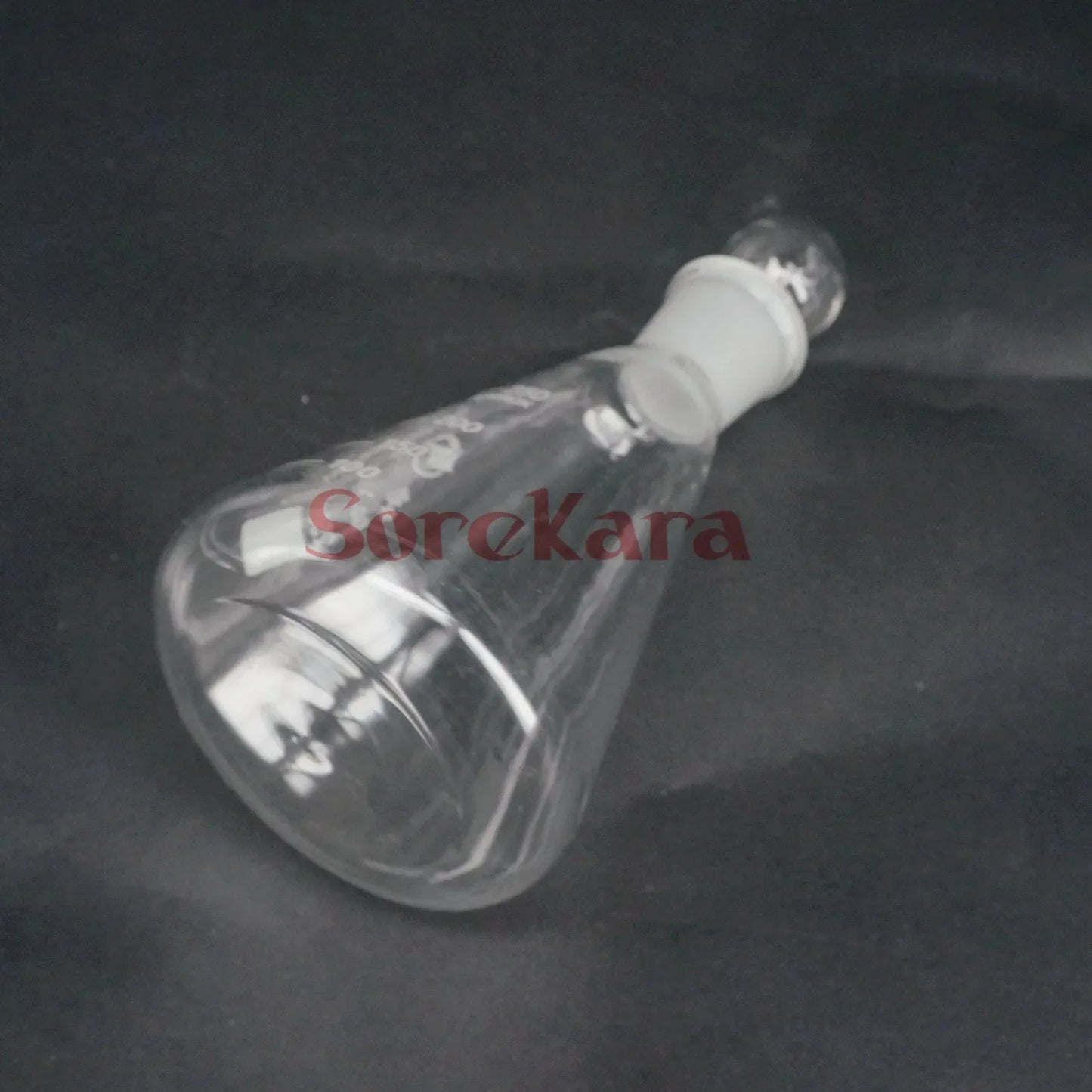 250ml Borosilicate Glass Conical Erlenmeyer Flask with Stopper For Chemistry Laboratory - KiwisLove
