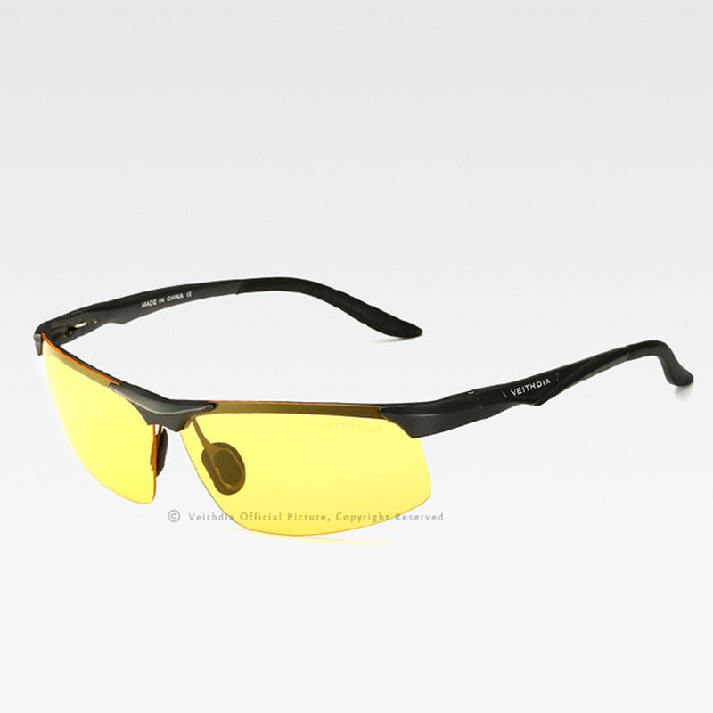 VEITHDIA Aluminum Magnesium Men's Polarized VU400 Sun Glasses Night Vision Mirror Male Eyewear Sunglasses Goggle Oculos  6502 - KiwisLove