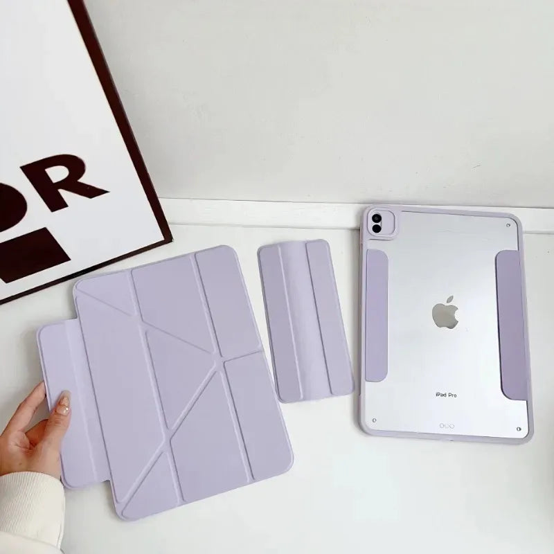 Magnetic Detachable Case for iPad Air11 13 Case M2 M3 2025 2024 iPad Pro11" 13"Case iPad A16 11th 10th 10.2 9th Pro12.9 10.5 9.7