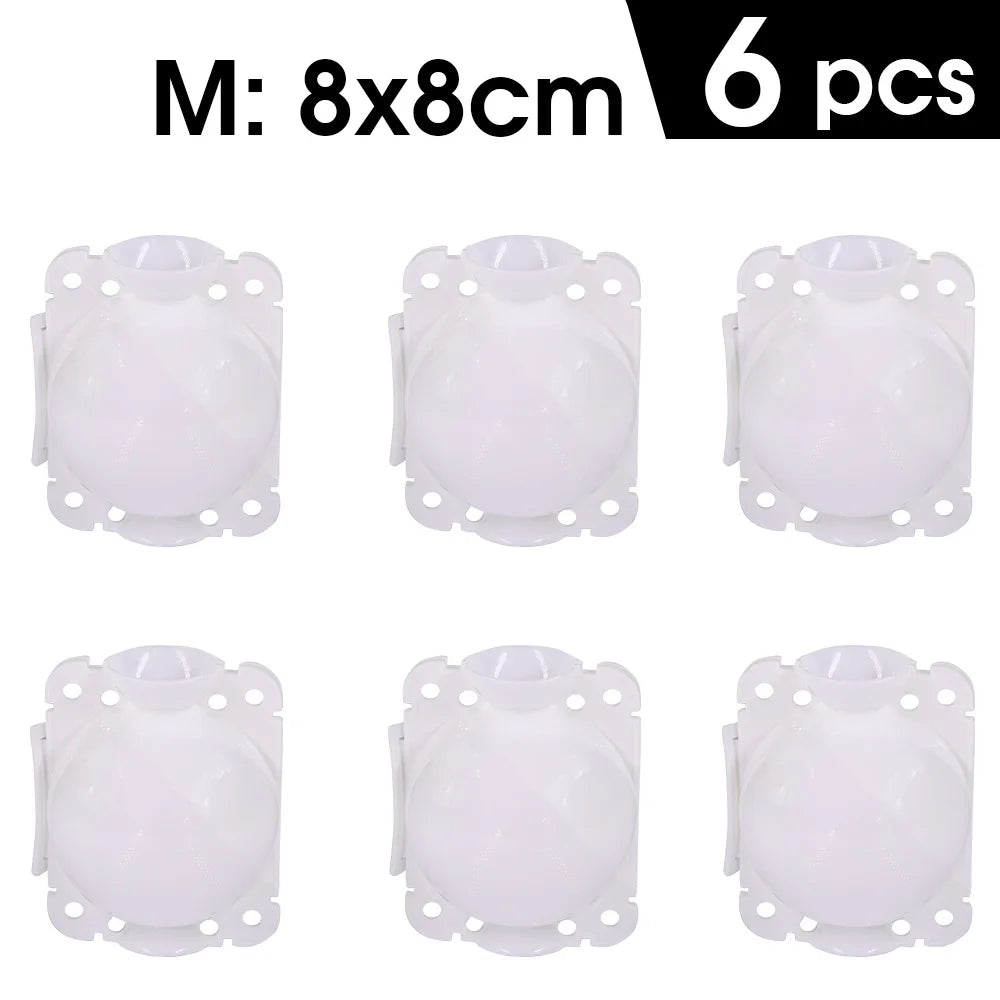 6pcs Strong Plastic Tree Root Grow Box Grafting Tool Rooting Ball Reusable High Pressure Air Layering Tree Rooter Propagator