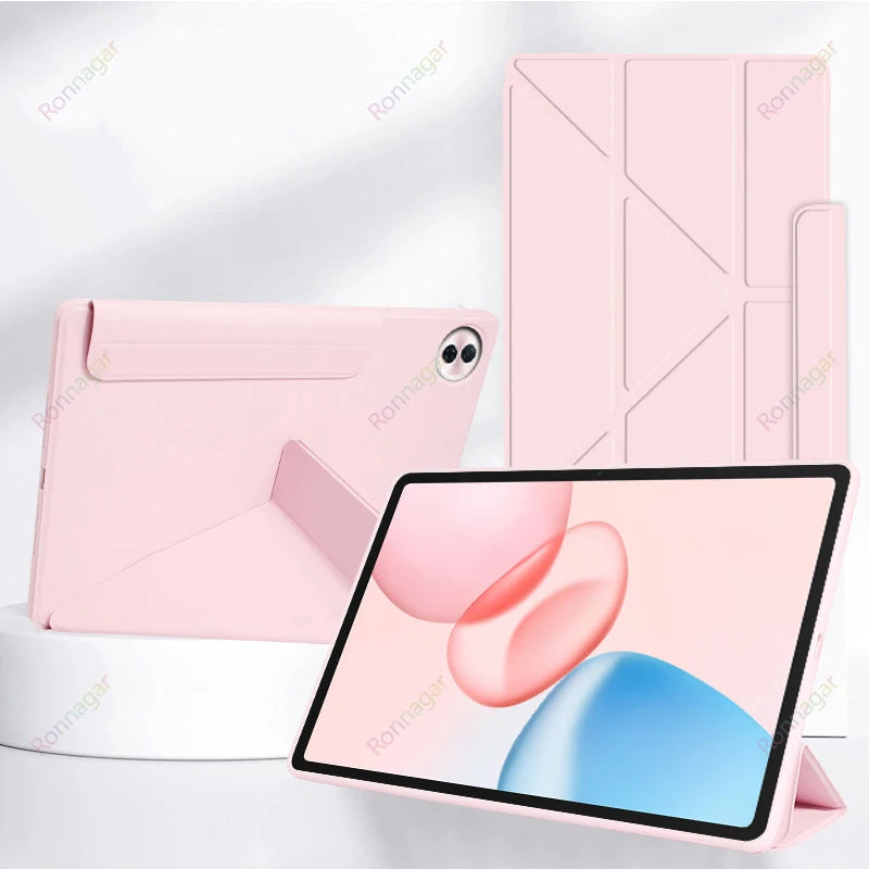 Y-Folding Case for Honor Pad X7 Case 8.7 inch Smart Fold PU Leather Stand for Honor Pad X 7 2025 Funda Case 8.7" Sleep Wake up