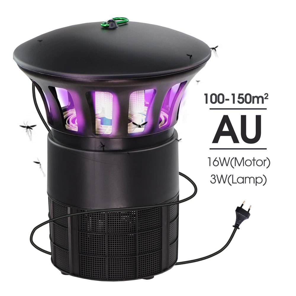 110-220V High Quality Mosquito Lamp Electric Photocatalyst Mosquito Repellent Insect Killer Lamp Trap Strong Suction & LED Uv Li
