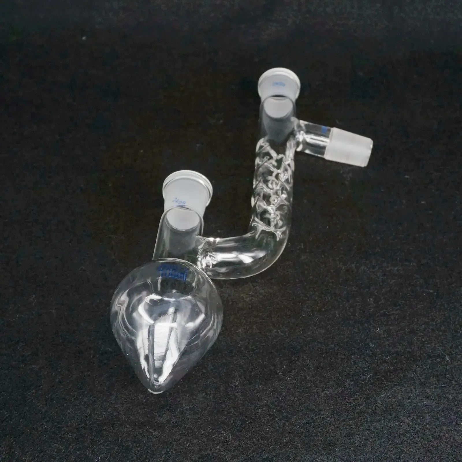 24/29 Joint 100ml Quickfit Flask Pear Vigreux Tube Distillation Fractionating - KiwisLove