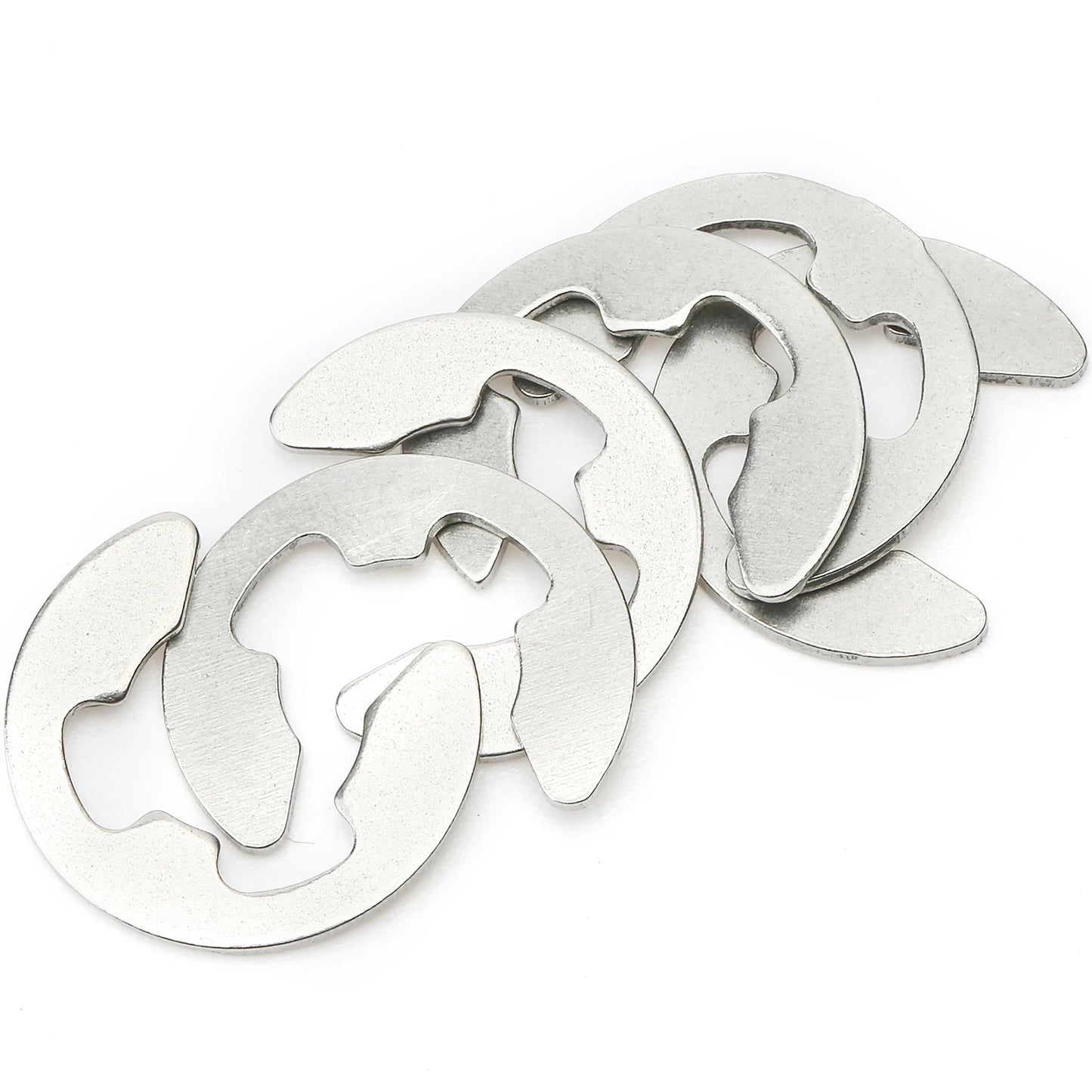 10-100pcs E-clip Ring Washer 304 Stainless Steel m1.2 m1.5 m2 m2.5 m3 m4 m5 m6 m7 m15 E Clip External Retaining Ring - KiwisLove