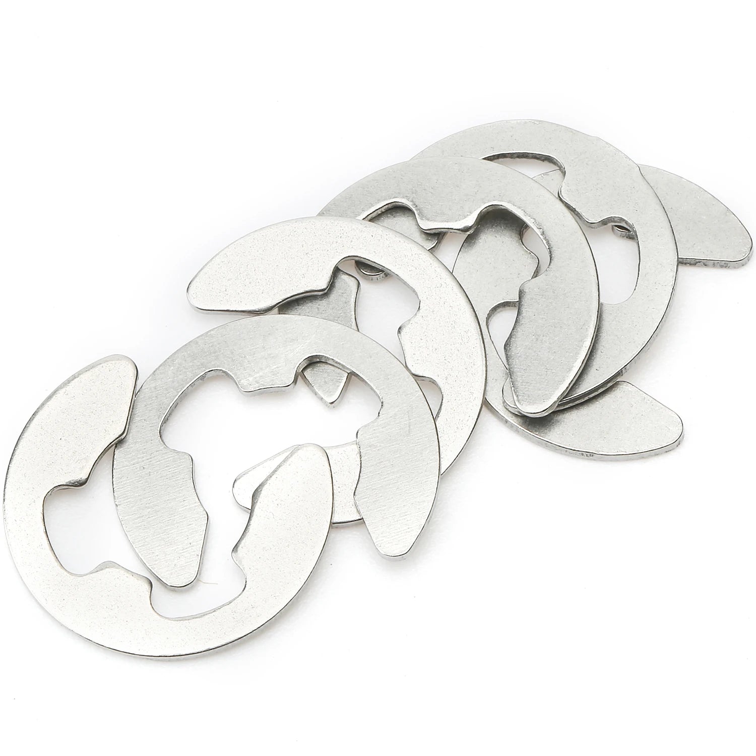 10-100pcs E-clip Ring Washer 304 Stainless Steel m1.2 m1.5 m2 m2.5 m3 m4 m5 m6 m7 m15 E Clip External Retaining Ring - KiwisLove
