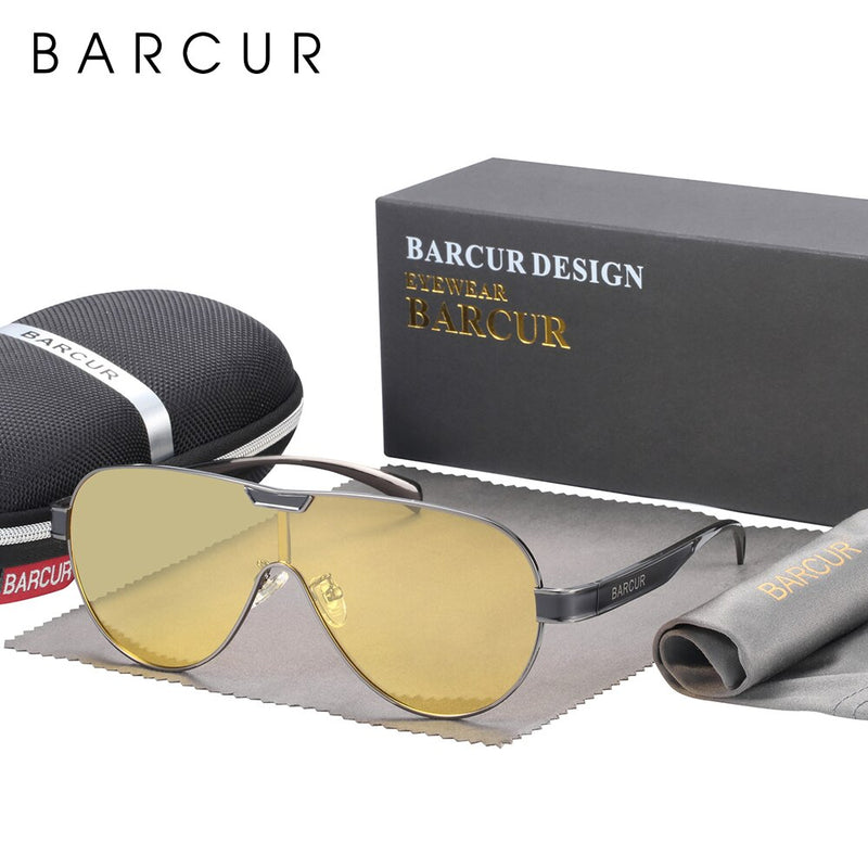 BARCUR Man Sunglasses for Men Polarized Sun Glasses For Women Eyeglasses Eyewear Accessory - KiwisLove