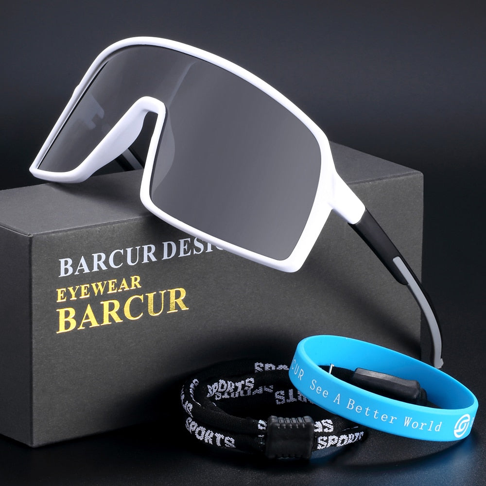 BARCUR P-Ride Outdoor Polarized Sports Sunglasses Photochromic MTB Mens Sunglasses Road Eyewear Women UV400  Googles - KiwisLove