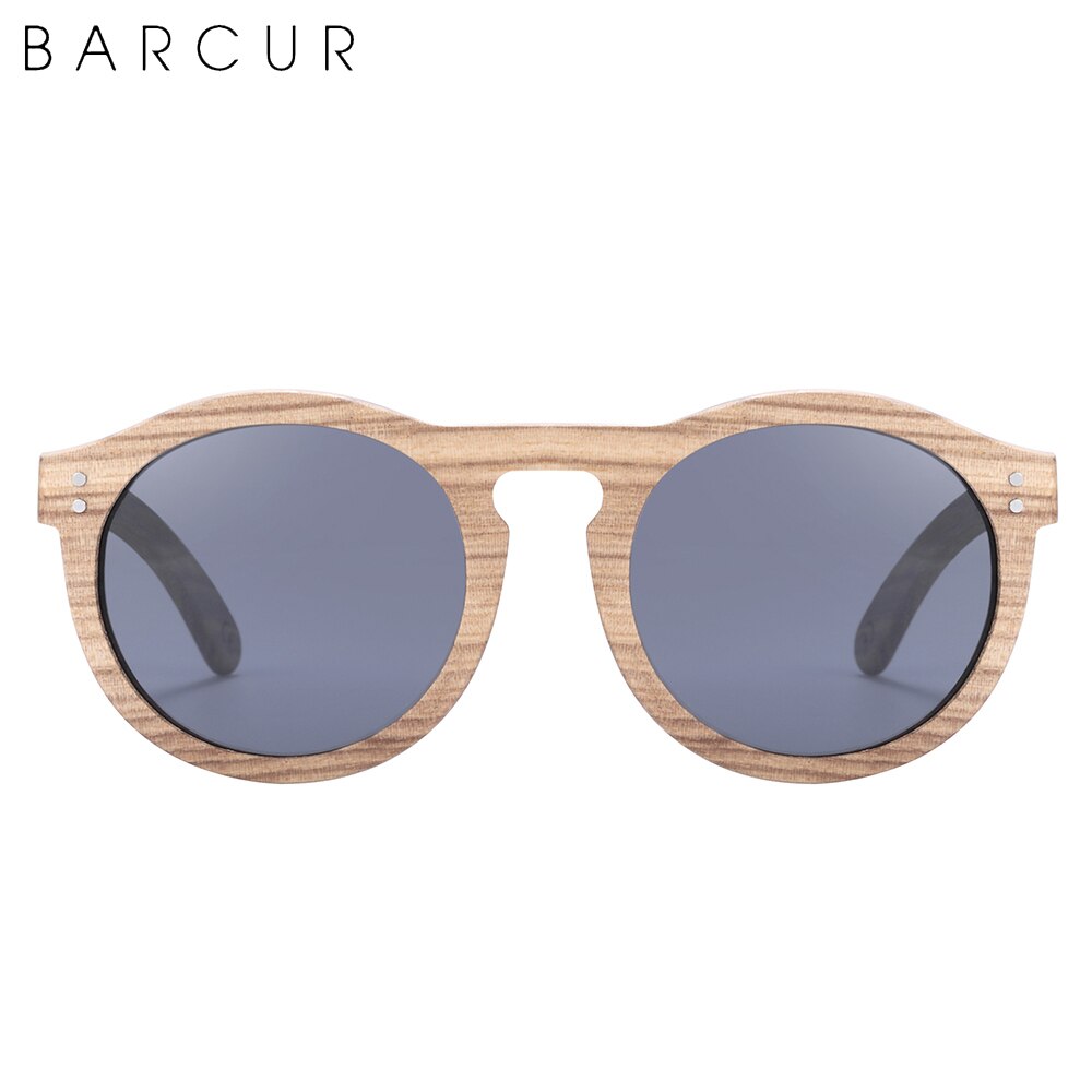 BARCUR Wood Sunglasses Polarized UV400 Men Women Sun glasses Oculos de sol masculino - KiwisLove