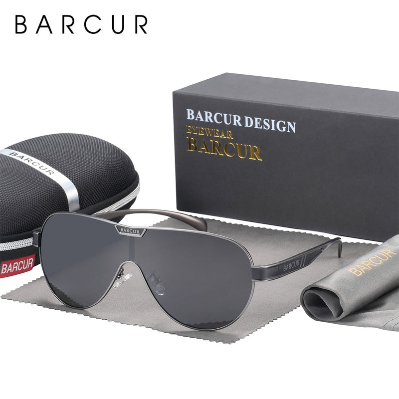 BARCUR Man Sunglasses for Men Polarized Sun Glasses For Women Eyeglasses Eyewear Accessory - KiwisLove