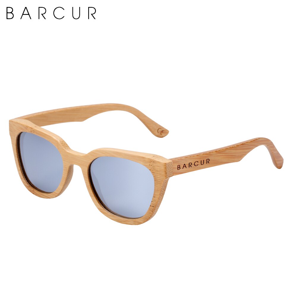 BARCUR Design Cat Eye Style Natural Wood Sunglasses Fashion Women Polarized Men Sun Glasses UV400 Protection - KiwisLove