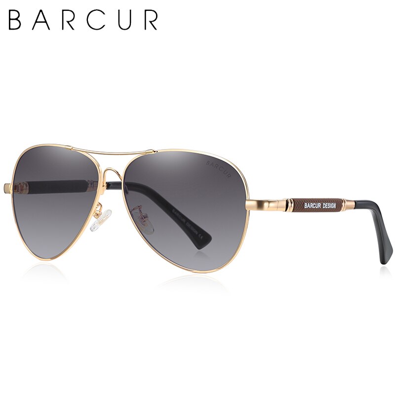 BARCUR Original Men Sunglasses Polarized Anti Blue Light Protect Men's Sun Glasses Women Pilot UV400 Eyewear - KiwisLove