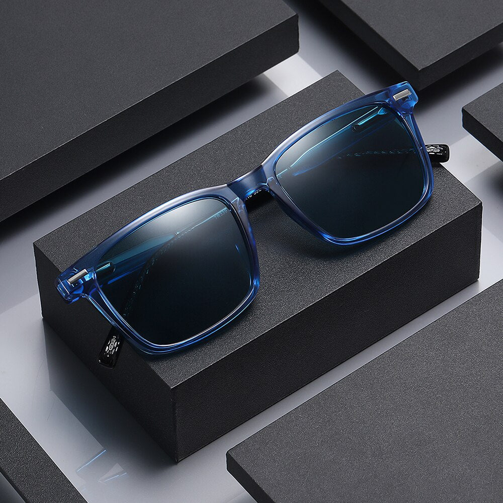 BARCUR Square Style TR90 Men Sunglasses Polarized Comfortable Women Sun Glasses Ladies UV400 Protection - KiwisLove