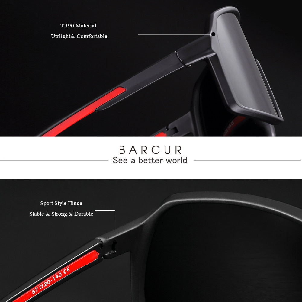 BARCUR P-Ride Outdoor Polarized Sports Sunglasses Photochromic MTB Mens Sunglasses Road Eyewear Women UV400  Googles - KiwisLove