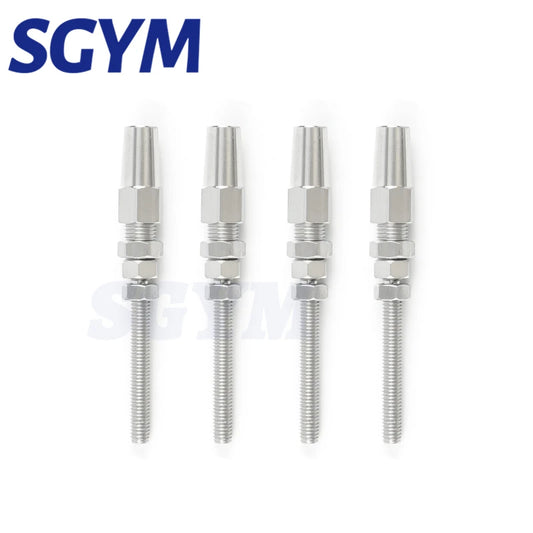 4PCS  3/4/5mm Wire Rope T316 Swageless Thread Stud End Fitting for Cable Railing Quick Installation Marine Grade