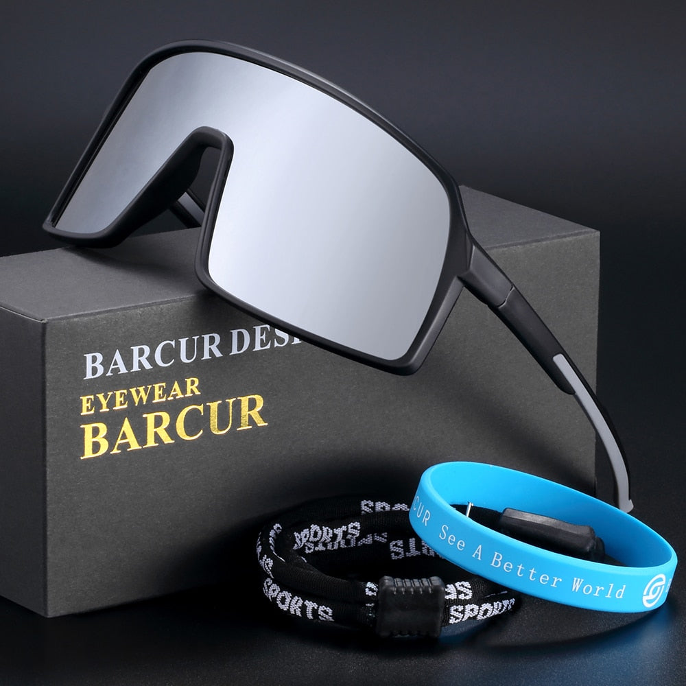 BARCUR P-Ride Outdoor Polarized Sports Sunglasses Photochromic MTB Mens Sunglasses Road Eyewear Women UV400  Googles - KiwisLove