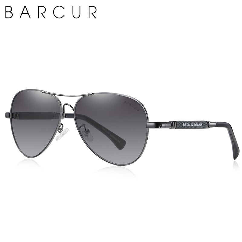 BARCUR Original Men Sunglasses Polarized Anti Blue Light Protect Men's Sun Glasses Women Pilot UV400 Eyewear - KiwisLove