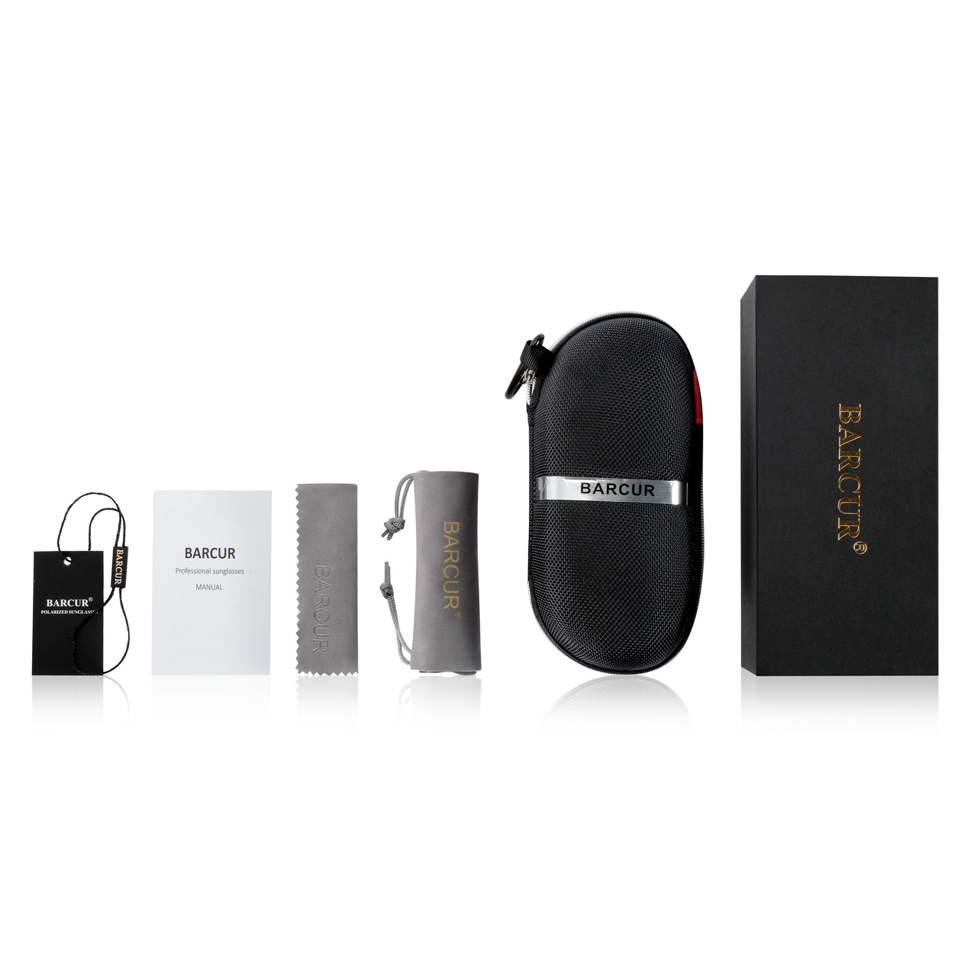 BARCUR Hot Black Goggle Male Sunglasses Luxury Brand Men Glasses Women Sun glasses UV400 Retro Style - KiwisLove