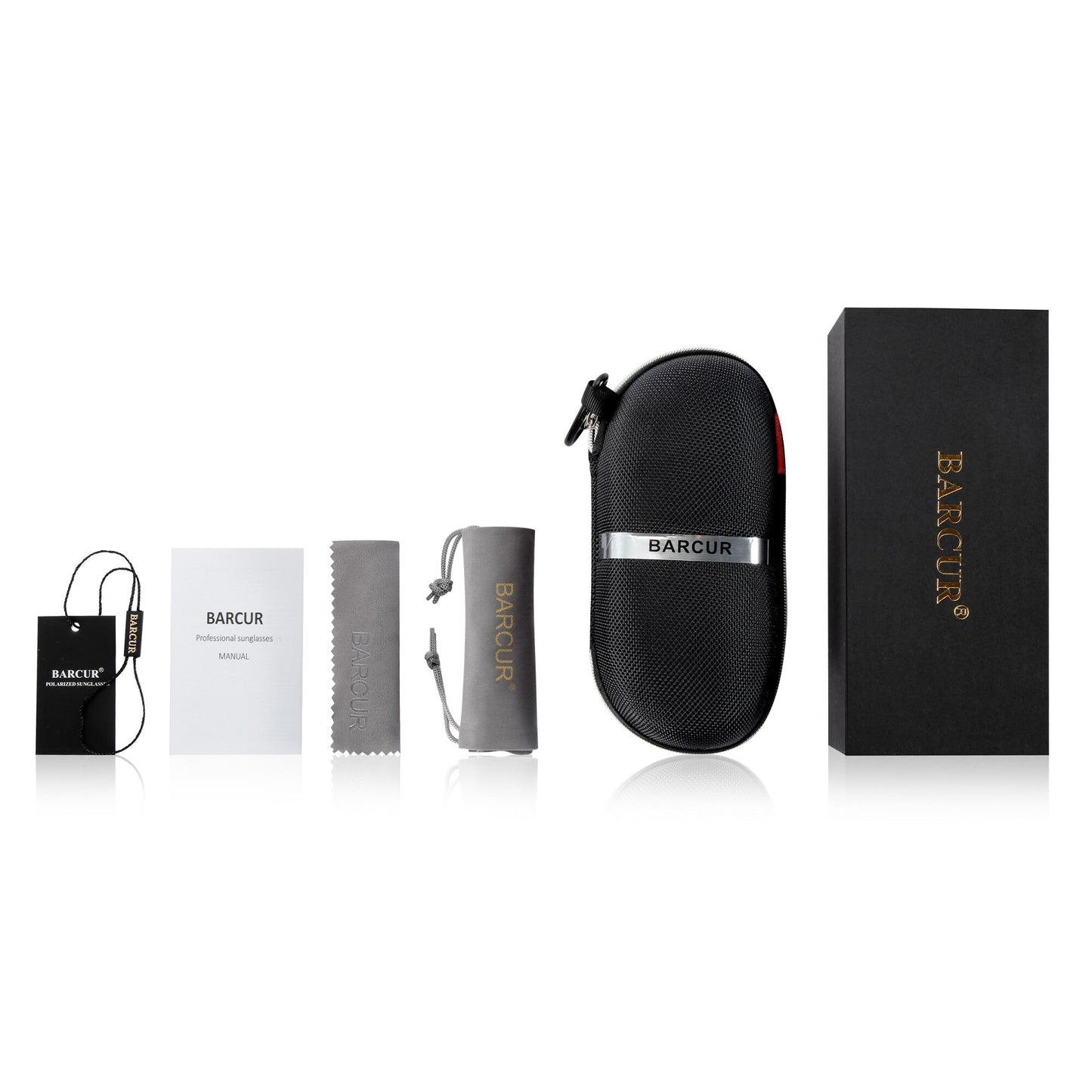 BARCUR Hot Black Goggle Male Sunglasses Luxury Brand Men Glasses Women Sun glasses UV400 Retro Style - KiwisLove