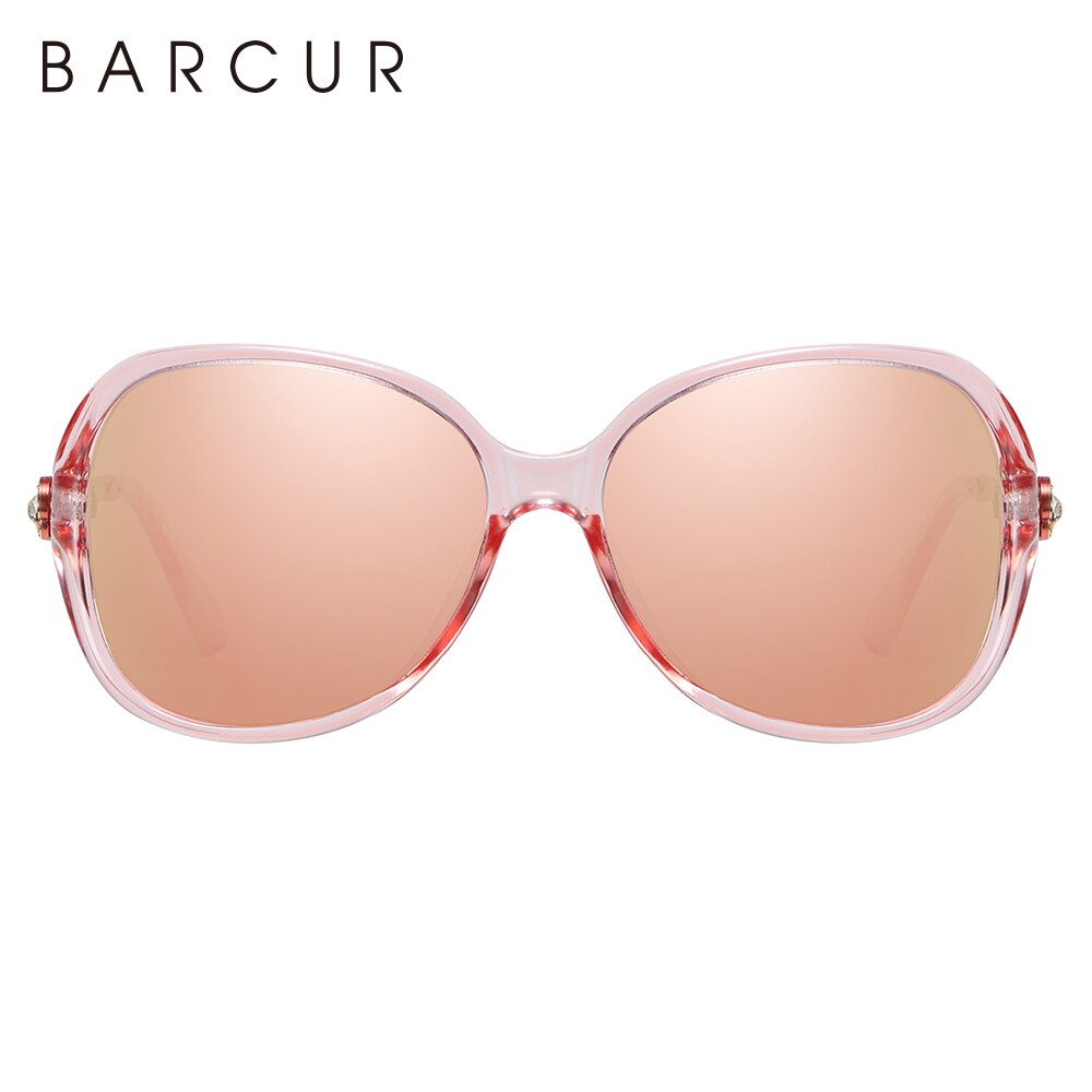BARCUR Photochromic Sunglasses Women Oval Polarized Round Sun Glasses Gradient Glass Lady Eyewear UV400 - KiwisLove