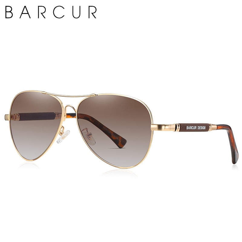 BARCUR Original Men Sunglasses Polarized Anti Blue Light Protect Men's Sun Glasses Women Pilot UV400 Eyewear - KiwisLove