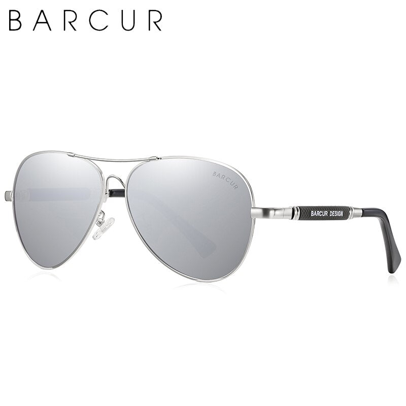 BARCUR Original Men Sunglasses Polarized Anti Blue Light Protect Men's Sun Glasses Women Pilot UV400 Eyewear - KiwisLove