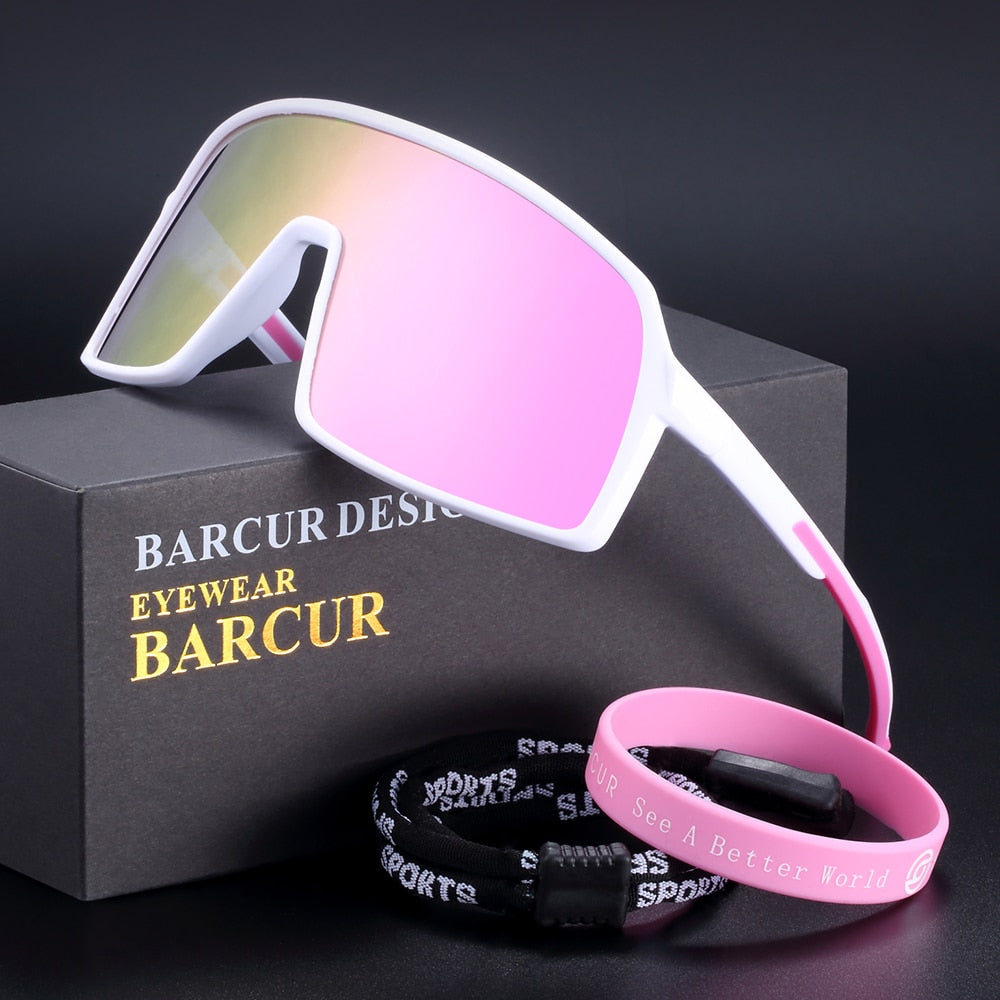 BARCUR P-Ride Outdoor Polarized Sports Sunglasses Photochromic MTB Mens Sunglasses Road Eyewear Women UV400  Googles - KiwisLove