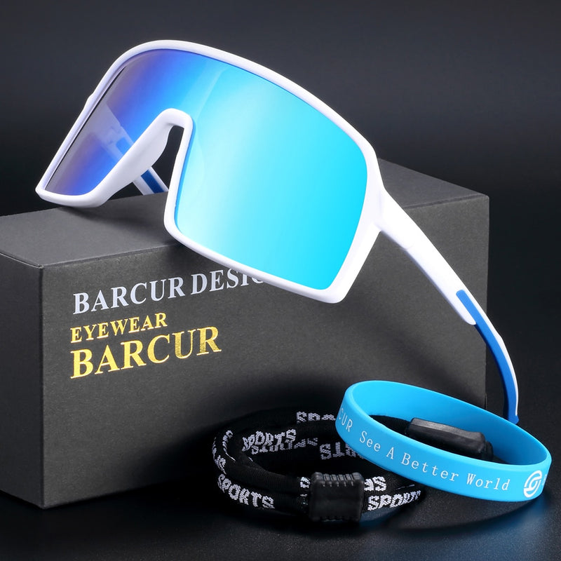 BARCUR P-Ride Outdoor Polarized Sports Sunglasses Photochromic MTB Mens Sunglasses Road Eyewear Women UV400  Googles - KiwisLove