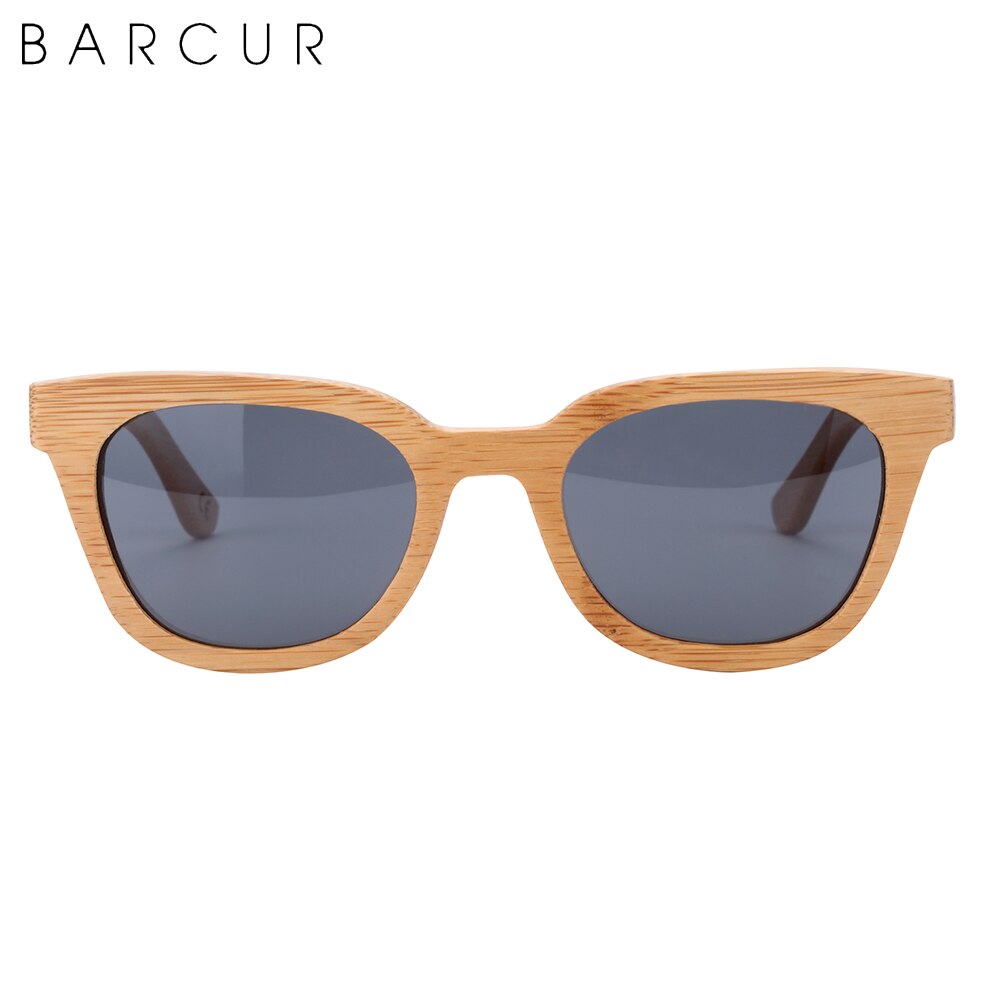 BARCUR Design Cat Eye Style Natural Wood Sunglasses Fashion Women Polarized Men Sun Glasses UV400 Protection - KiwisLove