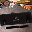 NZ Stock 17 Pocket WESSELECO Chef Knife Roll Bag – Durable Oxford Cloth Carry Case