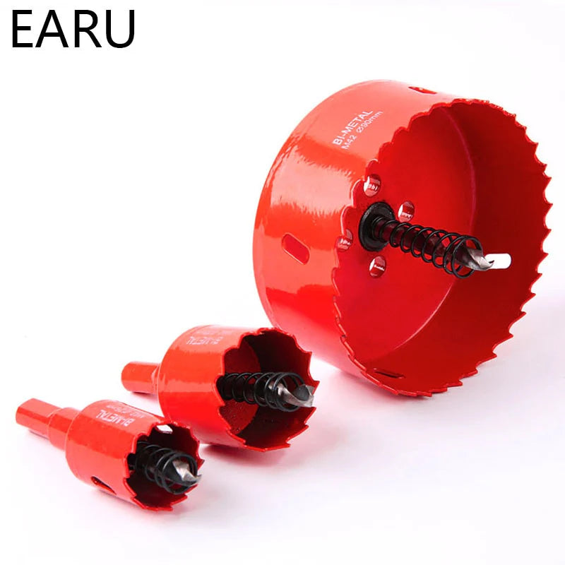 NZ Stock 15-55mm Bi-Metal Wood Hole Saw Drill Bit Core Cutter for Woodworking - KiwisLove